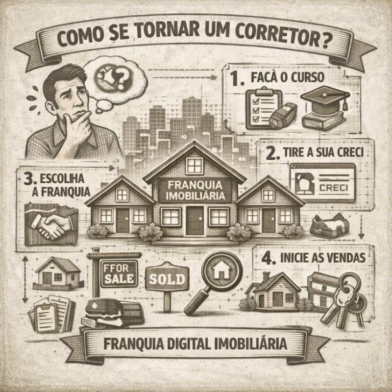 Como se tornar um corretor de imóveis